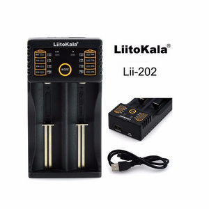 LiitoKala Lii-202 battery charger Lii-50A 26650 5000mah Rechargeable battery for flashlight