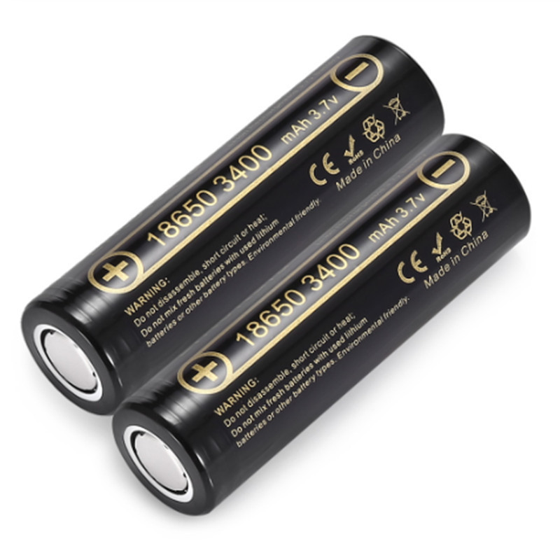 bulk 3.7V 3400mAh 18650 rechargeable li ion battery