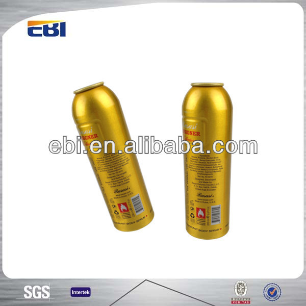 Hot Sale Cosmetic 200ml Spray Aluminum Aerosol Can For Butane Gas & Body Spray