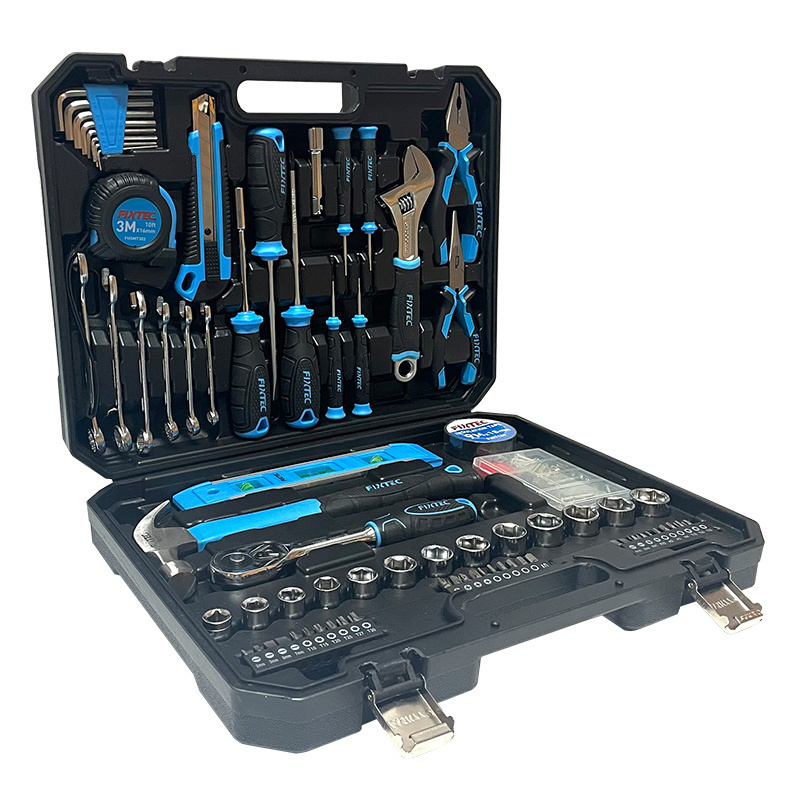 FIXTEC 234pcs Professional Mechanic Tools Full Automotive Set Box All In One For Home