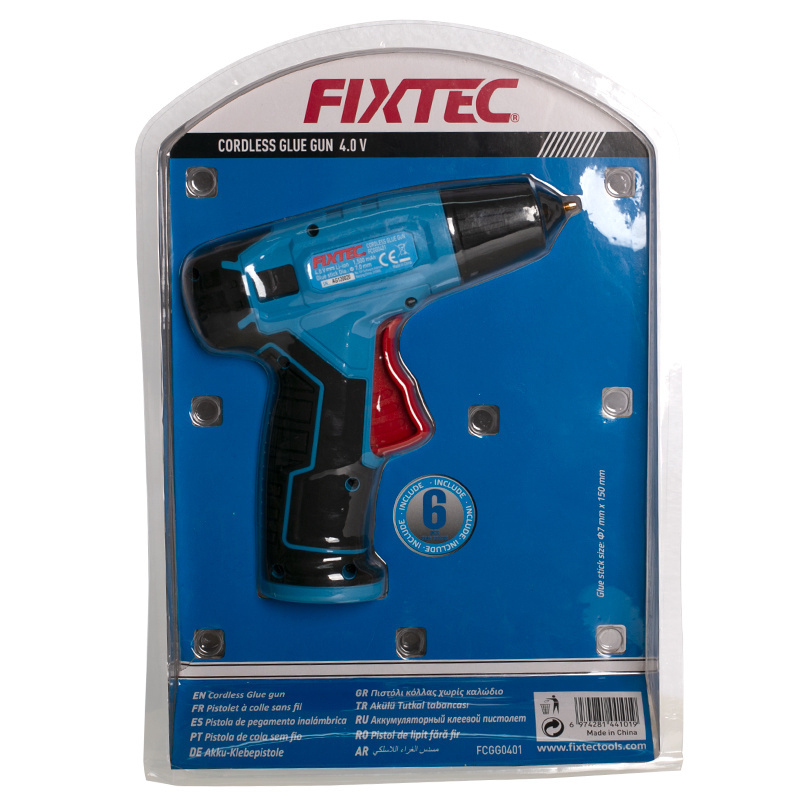 FIXTEC Wireless USB Rechargeable Portable Mini Melt Glue Kit 4V Cordless Hot-Melt Glue Guns With Stick