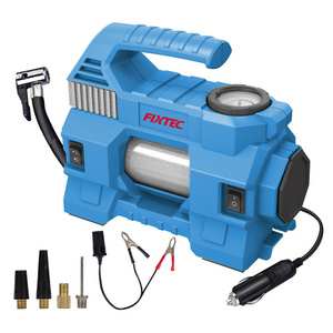 FIXTEC Automatic Air Compressor Inflator Pump 12v DC 150 PSI Portable Air Compressor Mini Tyre Inflator