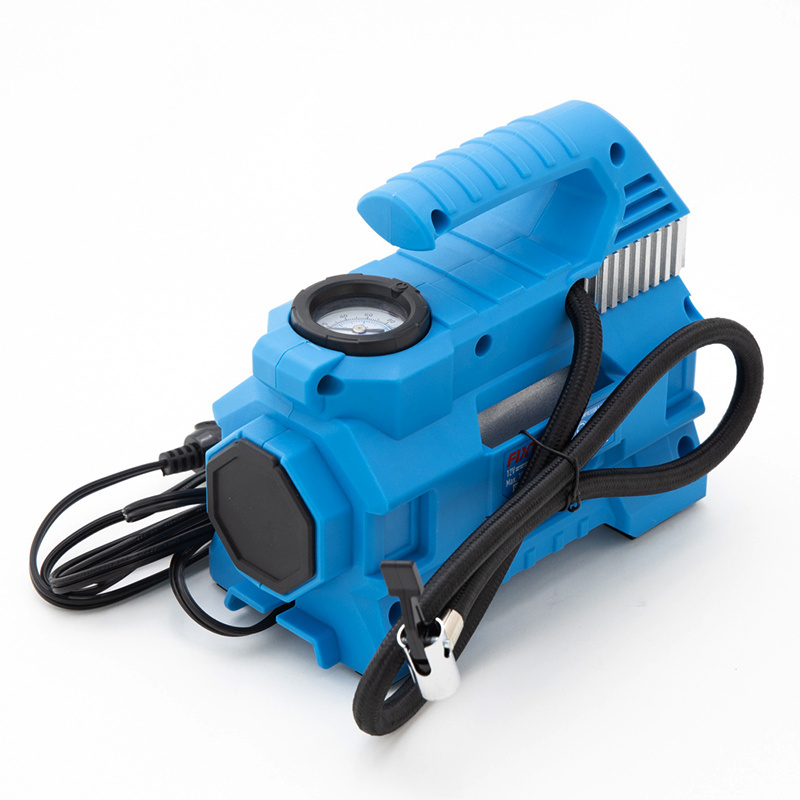 FIXTEC Automatic Air Compressor Inflator Pump 12v DC 150 PSI Portable Air Compressor Mini Tyre Inflator