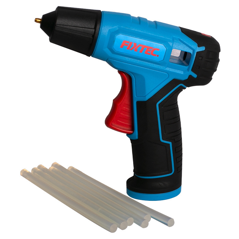 FIXTEC 3.6V Mini Hot Glue Gun with Dual Temperature include 6pcs 7*150mm Glue Sticks