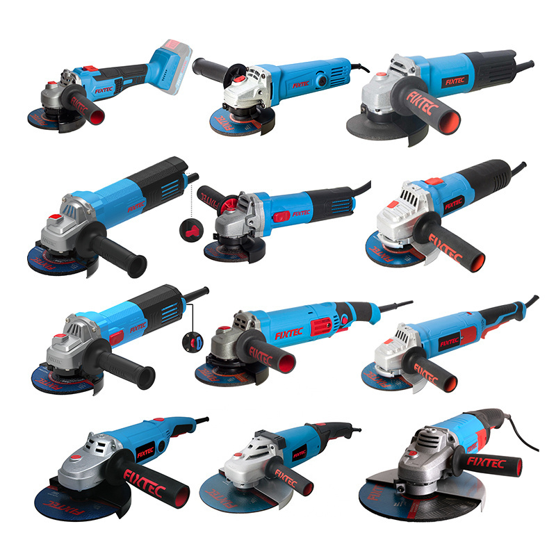 FIXTEC 100mm/115mm/125mm/180mm/230mm 4 Inch 4-1/2 inch 5inch Cordless Electric Angle Grinders from China