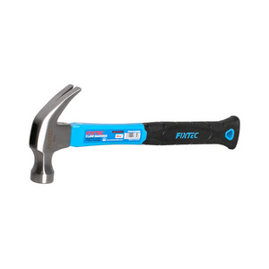 FIXTEC 8oz 16oz Professional Fiberglass Handle Multifunctional Claw Hammer