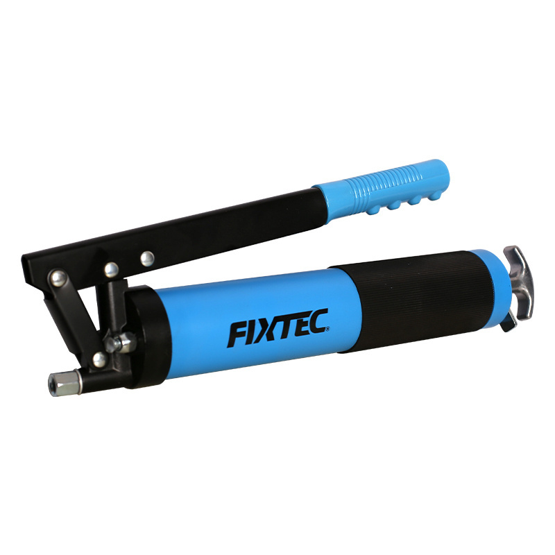 FIXTEC Electric Hand Grease Gun 14oz Manual Air Mini Pneumatic Compressor Pump Grease Gun