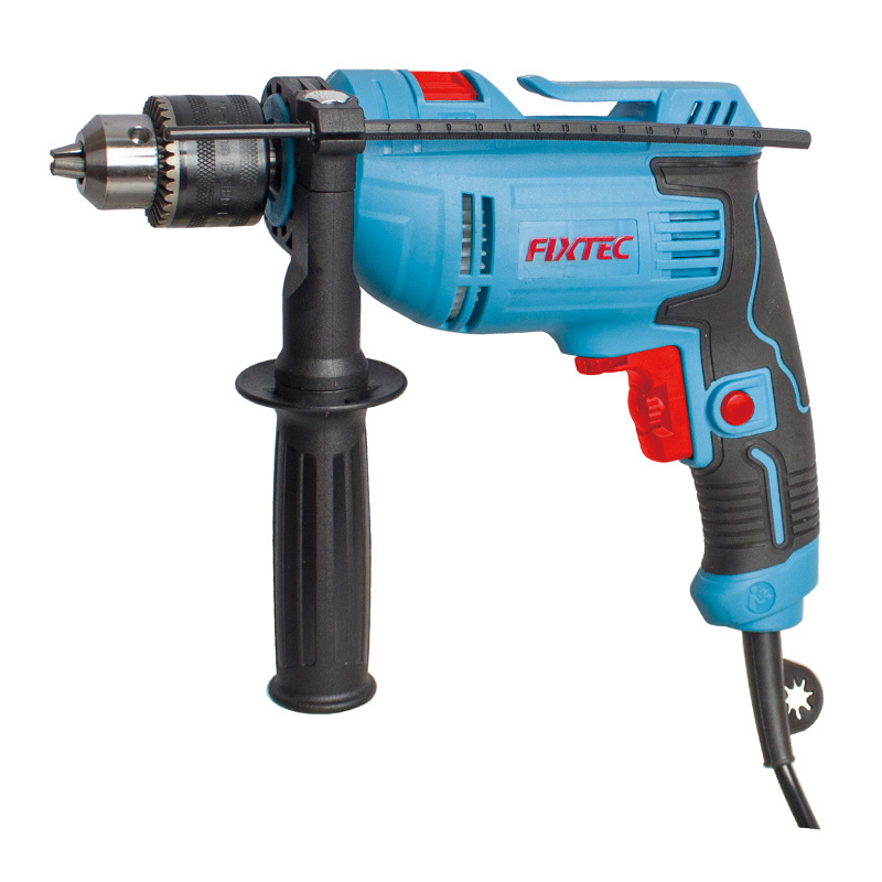 FIXTEC Power Tools 600W 13mm Chuck High Speed Electric Impact Drill Concrete Drill Machine