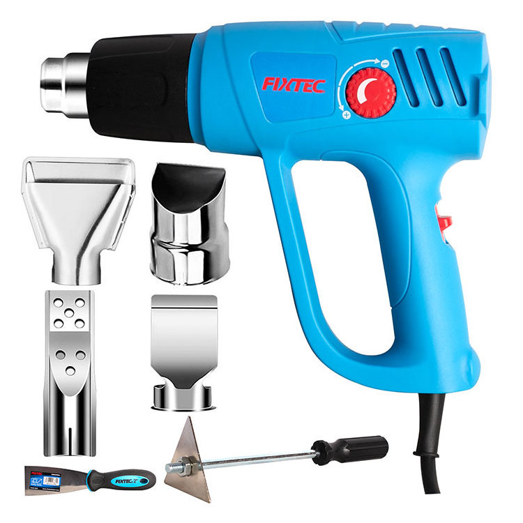 FIXTEC Dual Temperature Heatgun 1500W 120V Heat Gun With Accessory Kit