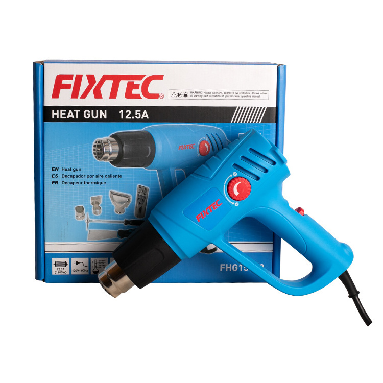 FIXTEC Dual Temperature Heatgun 1500W 120V Heat Gun With Accessory Kit