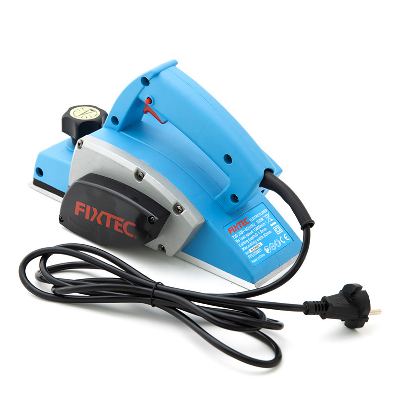 FIXTEC  Electric Wood Planer 550W 82mm Mini Aluminum Base Electric Planer Woodworking Machine