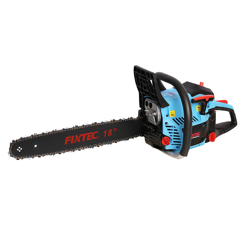 FIXTEC 58cc 62cc Gasoline Chainsaw 2 Stroke 18' 24' Power Engine Petrol Chain Saw Tree Cutter Machine