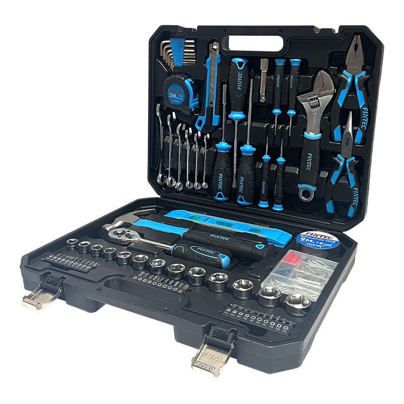 FIXTEC 234pcs Professional Mechanic Tools Full Automotive Set Box All In One For Home