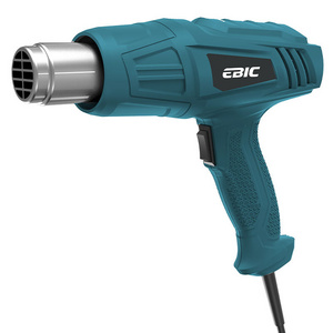 EBIC OEM 2000W Heat Gun Power Tools Hot Air Industrial Dual Temperature Electric Heat Gun With Nozzle