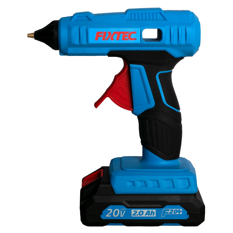 FIXTEC 2.0Ah Li-Ion Battery Cordless Wireless Glue Gun Industrial Hot Glue Gun 20W