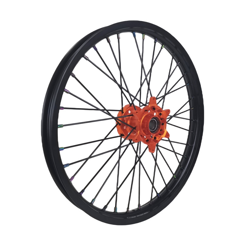 Factory Sale Universal 18 19 21 inch Customized Motorcycle Aluminum Motocross Wheel Set For KTM