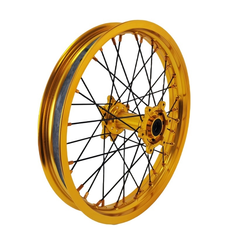 On Sale Gold Rims And Hubs Wheelset With Rubber Beit Surron Ultra Bee Electric Dirt Bike