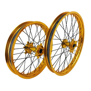 On Sale Gold Rims And Hubs Wheelset With Rubber Beit Surron Ultra Bee Electric Dirt Bike