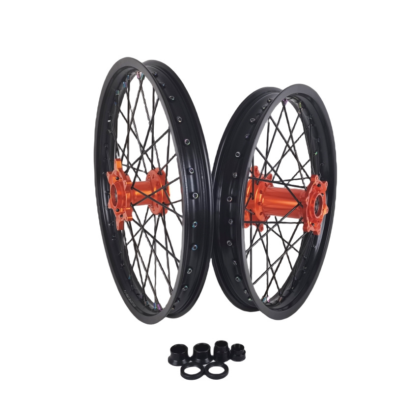 Ready Stock Motocross Motorcycle Wheels 21 Inch Spoke Motorcycle Wheels For KTM SX SXF EXC 125 -525cc 2003-2024