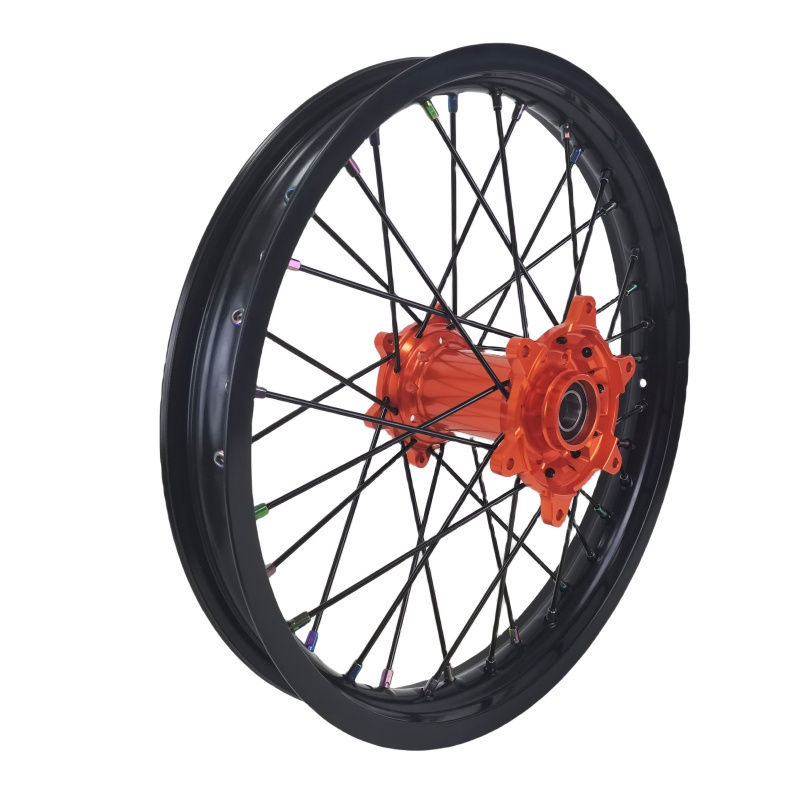 Factory Sale Universal 18 19 21 inch Customized Motorcycle Aluminum Motocross Wheel Set For KTM