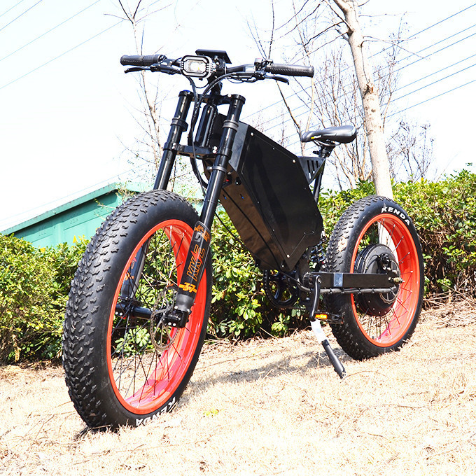 26*4.0 fat electric bicycle big tyre 5000w 8000w 12000w Electric Fat Tire Bike with fast speed 110km/h ebike