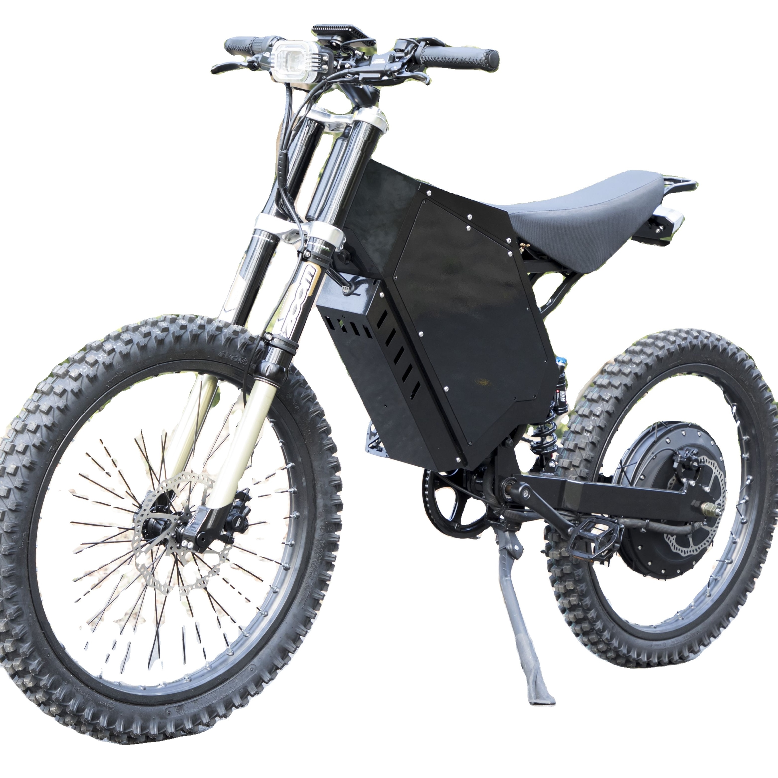 2023 New High Power 8KW E bike 100KM Range Off-road Fast Adult Stea1th Bomber Electric Bike / long tail Bike