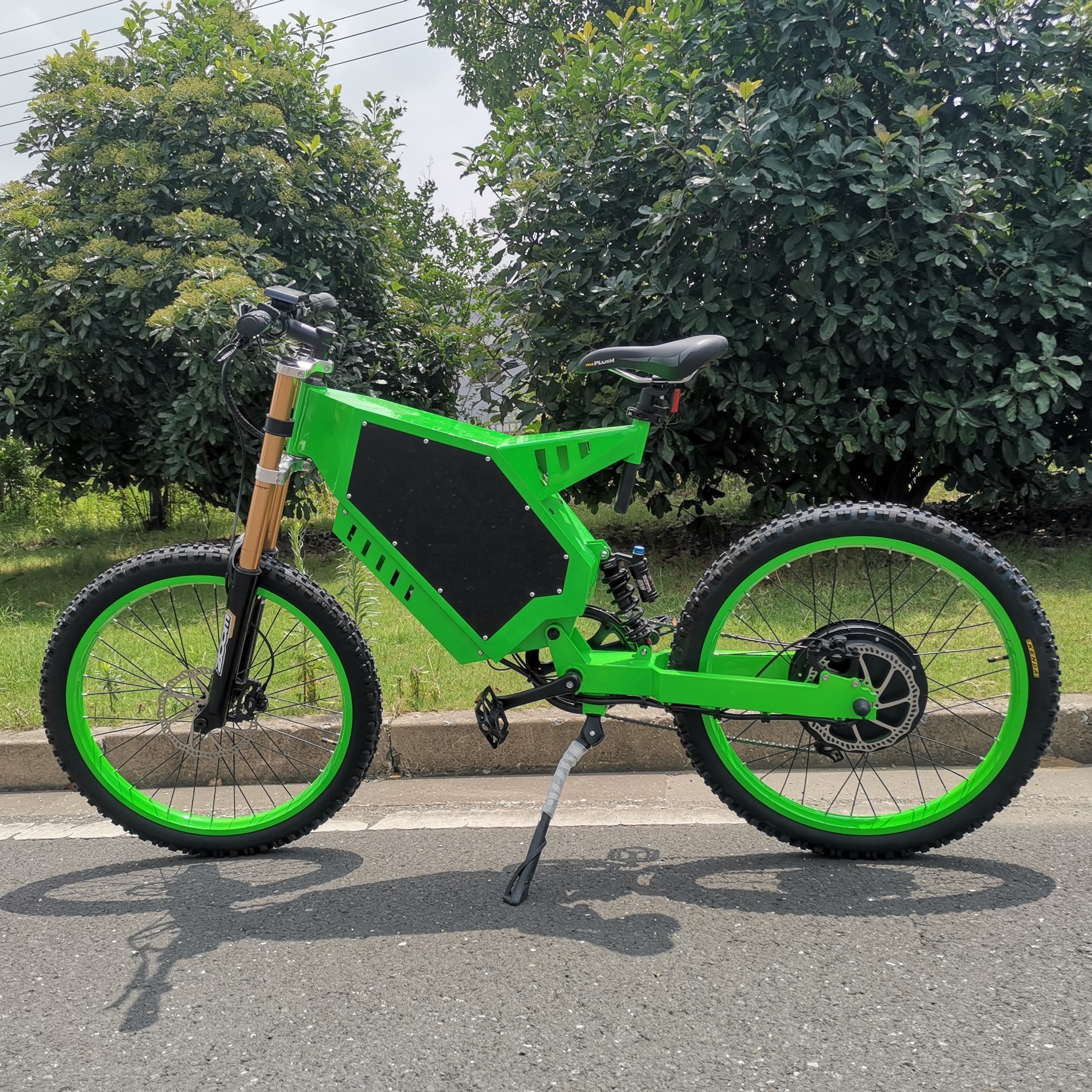 2023 Fashion 2 Seat Electric Mobility Scooters 60km/h Max Speed 48v3000w 26inch Fat Tire Bike Hot steaith bomber electric bike