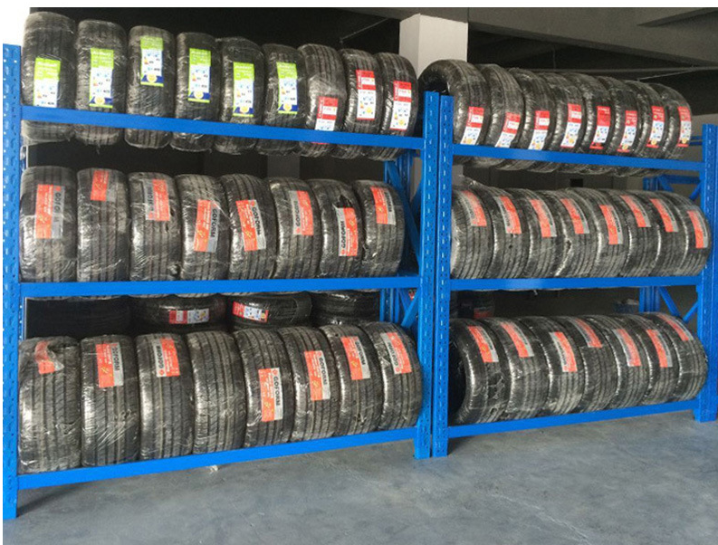 OEM ODM Steel Wheel Racks Car Tire Display Rack Stackable Heavy Truck Tire Racking Motorcycle Spare Tyre rack