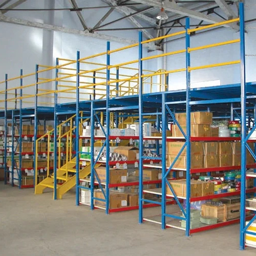 Heavy-Duty Multi-Level Warehouse Mezzanine Floor Racking System Stainless Steel Frame Shelves with CE Certification