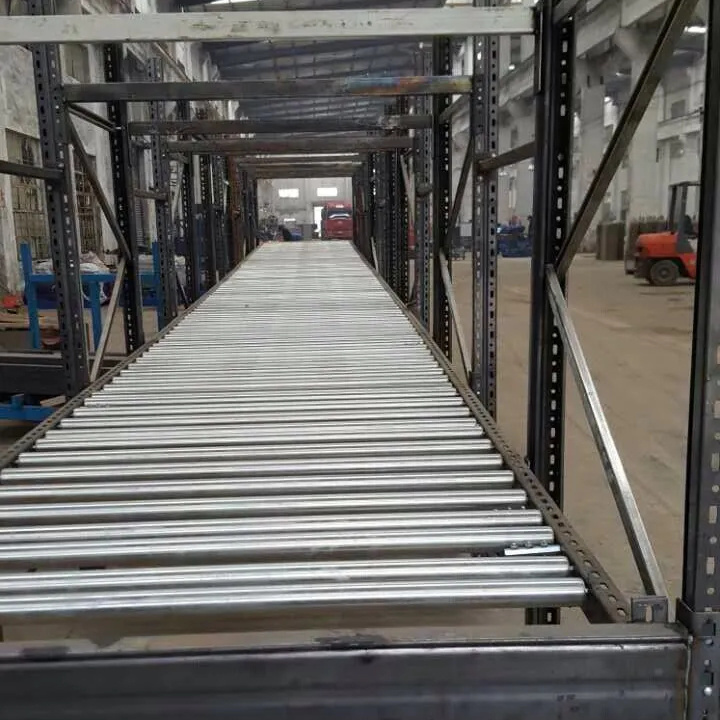 Heavy Duty Racks Warehouse Storage Pallet Roller Rack System Gravity Roller Pallet Flow Rack