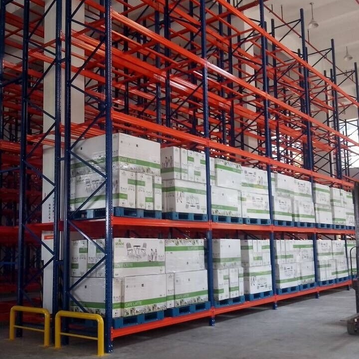 EBILMETLA pallet racking warehouse storage heavy duty pallet shelving double deep racking system