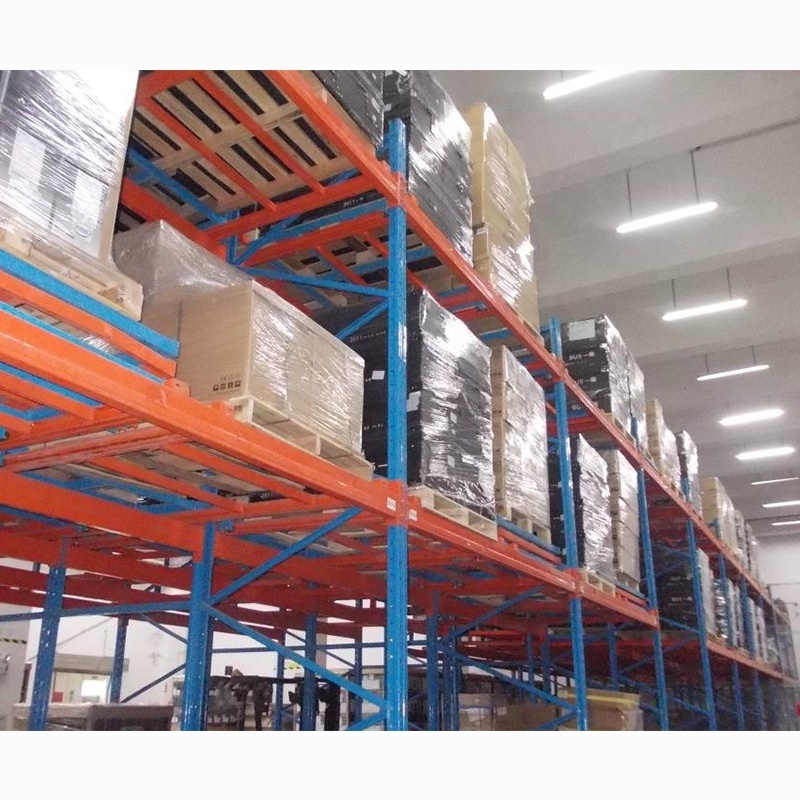 Warehouse Heavy Duty Warehouse Shelves Warehouse Prefabricated Storage Steel Push Back Racking System