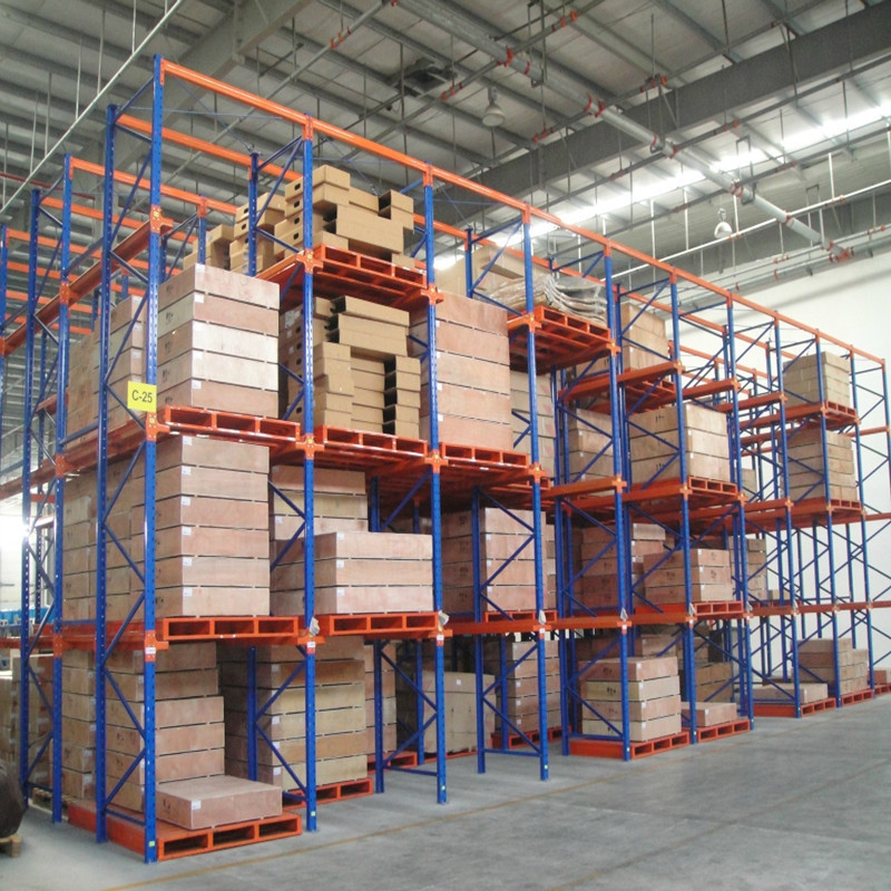 Drive Thru Pallet Racking system robotic forklift drive in warehouse racking system