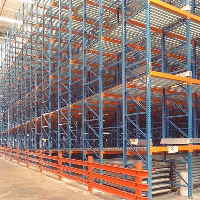 Heavy Duty Racks Warehouse Storage Pallet Roller Rack System Gravity Roller Pallet Flow Rack