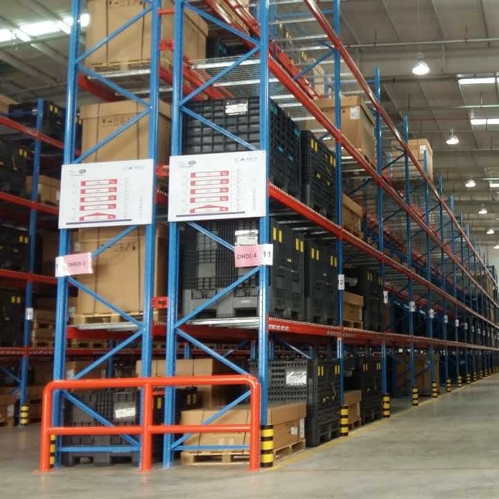 EBILMETLA pallet racking warehouse storage heavy duty pallet shelving double deep racking system