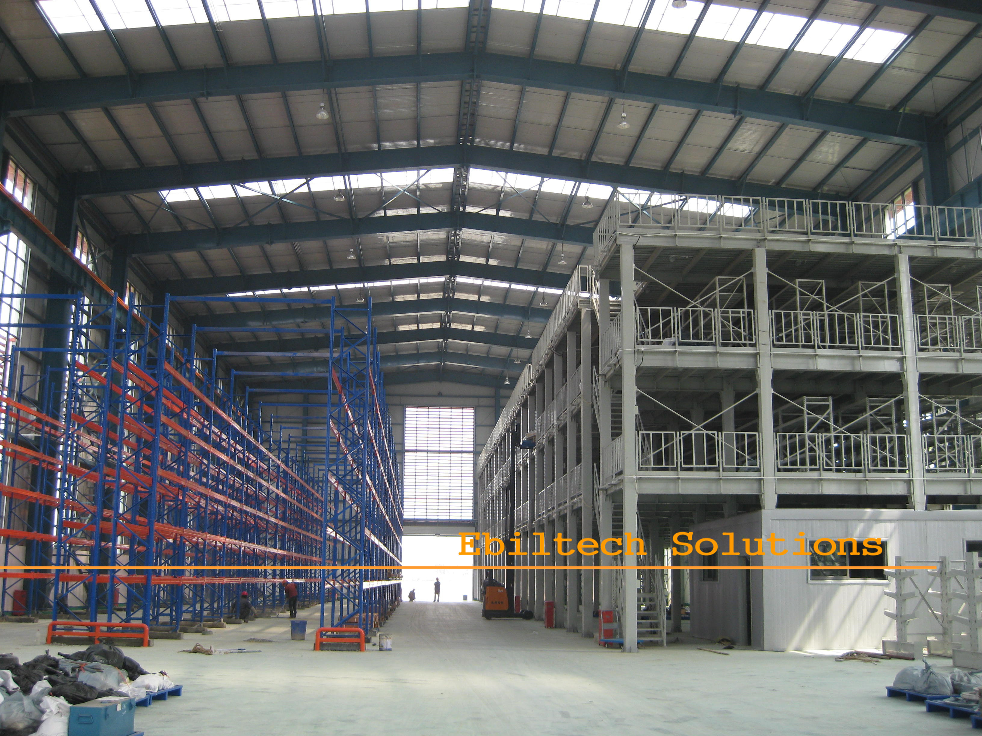 Warehouse mezzanine floor multi-level racking office second floor medium duty racking mezzanine