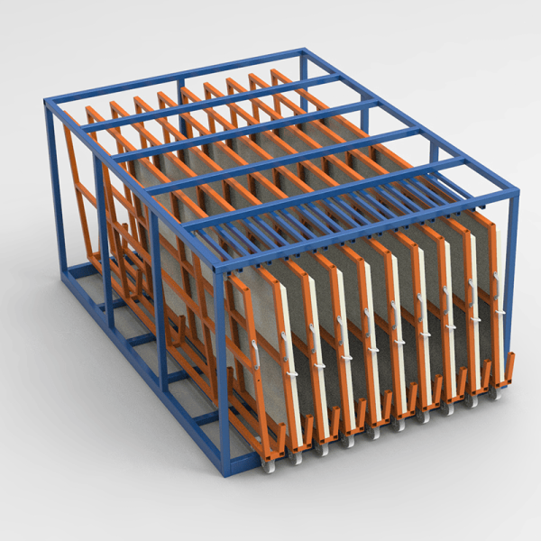 Vertical roll out sheets rack Storage Racks Drawer Racking Roll out vertical sheet metal rack  for Sheets storage