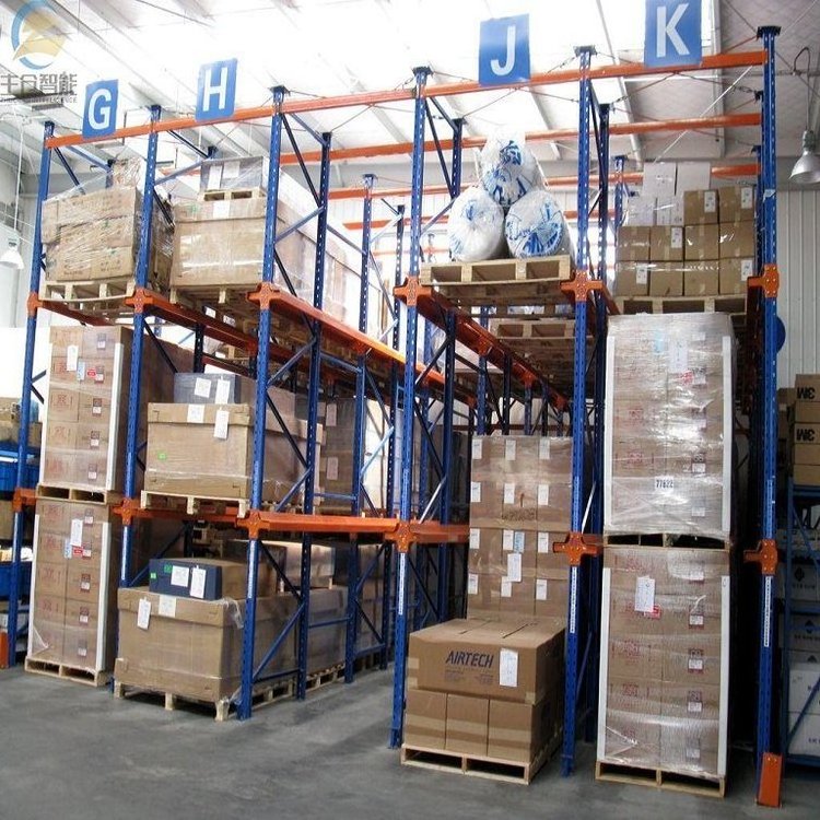 Drive Thru Pallet Racking system robotic forklift drive in warehouse racking system