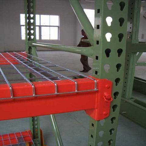 Custom Us Heavy-Duty Shelving With Safety Pins And Wire Shelving Warehouse Equipment And Racks Teardrop Pallet Racking