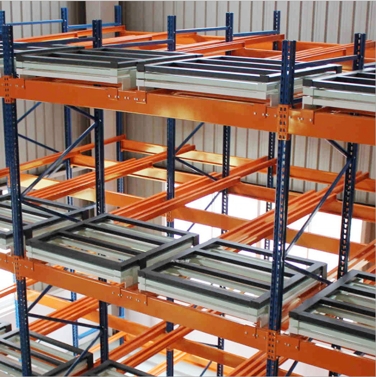 Warehouse Heavy Duty Warehouse Shelves Warehouse Prefabricated Storage Steel Push Back Racking System