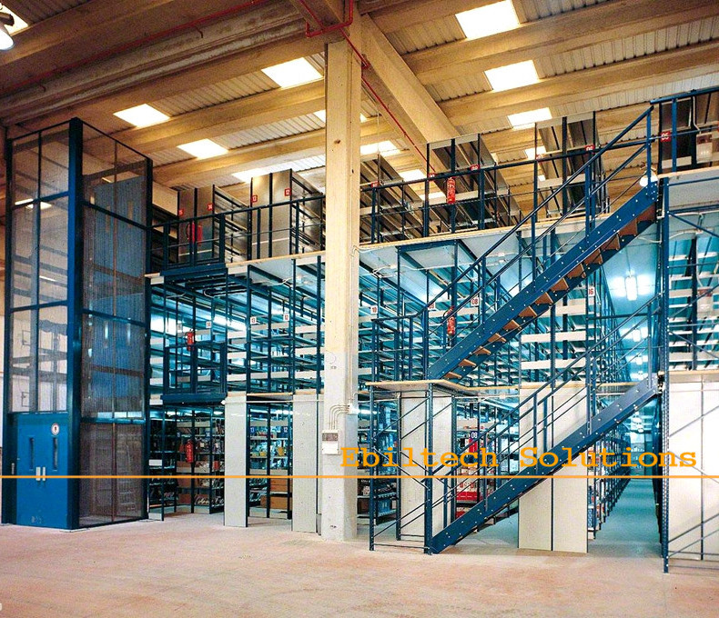 Warehouse mezzanine floor multi-level racking office second floor medium duty racking mezzanine