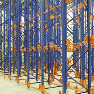 Drive Thru Pallet Racking system robotic forklift drive in warehouse racking system