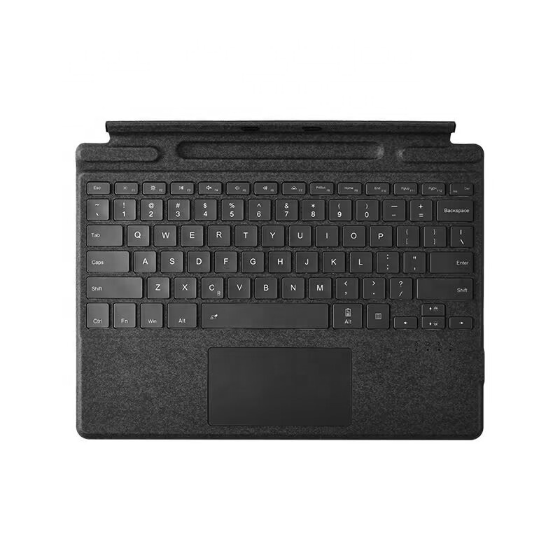 Wholesale Price Ultra Thin Bluetooth Keyboard Case Surface Keyboard with Backlit and Trackpad for Microsoft Surface Pro 8/9/X