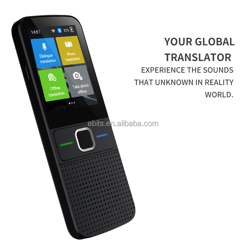 New Arrival Real-time Offline Photo Translation 138 Language Global Smart Voice Translator portable translator