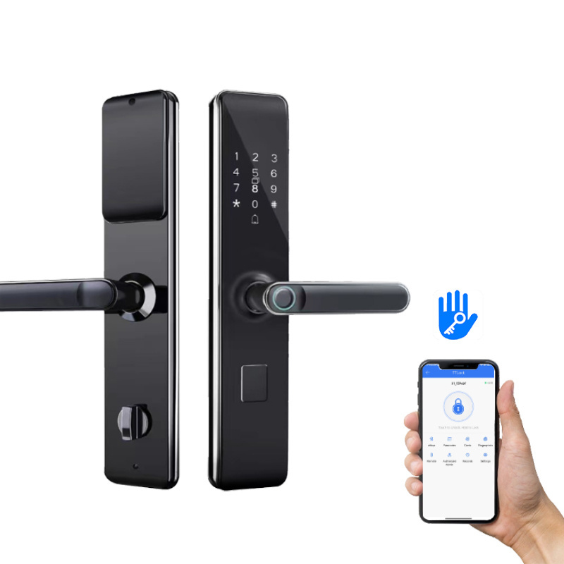 EBKN new design TT biometric Code Fingerprint APP Smart door Lock