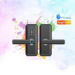 Lock Manufacturer Tuya TTclock Smart Lock Fingerprint  Keypad Cerradura Inteligente ConWaterproof Smart Door Lock Wifi