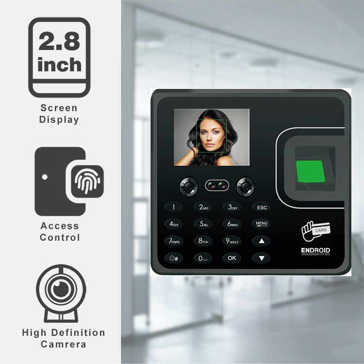 ID Card fingerprint biometric access control device time attendance recorder fingerprint reader 1000 fingerprint