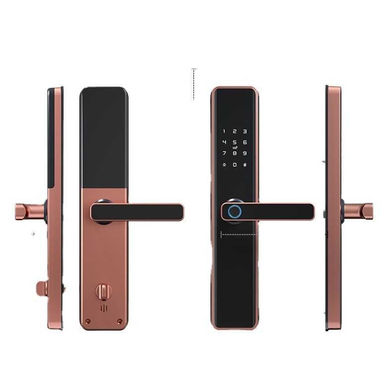 KF6627 safe security Cerradura hotel door lock system electric smart digital fingerprint home door lock for home