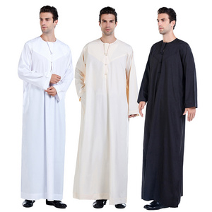 Yibaoli Factory Supply premium quality hot sale muslim dubai qatar islamic men thobe mens abayas