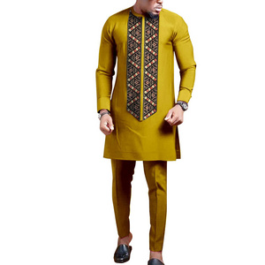 Yibaoli Factory Supply high quality fashion clothing ankara cotton traditional african clothes for men african suit